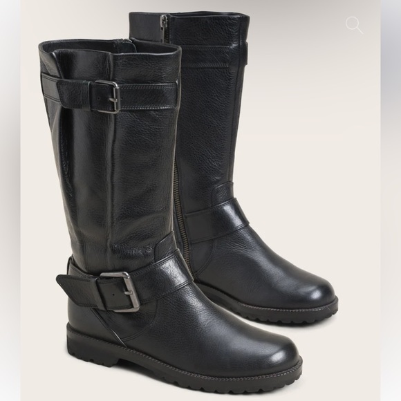 Gentle Souls Black Motorcycle Boots - Picture 3 of 9